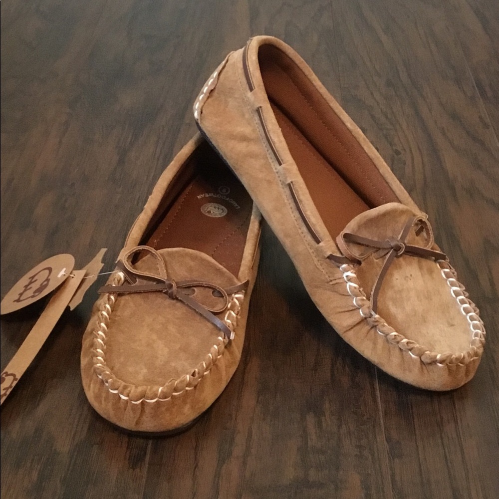 LAMO Footwear Sabrina Moc II Lined Moccasin Suede Upper Cotton Rope Lace…